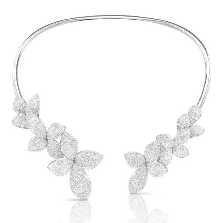 Collier Fleur en Cristal