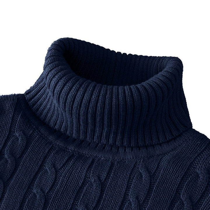 Klaus | Pull à col roulé en tricot Homme