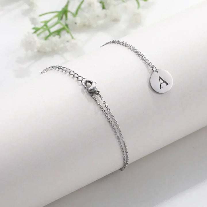 Collier Pendentif Lettre en Or