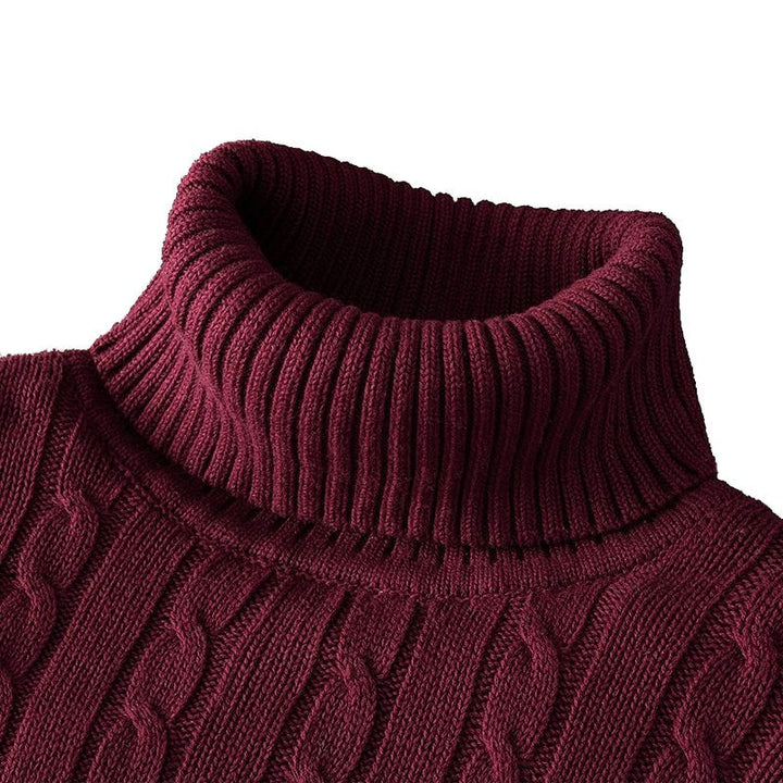 Klaus | Pull à col roulé en tricot Homme