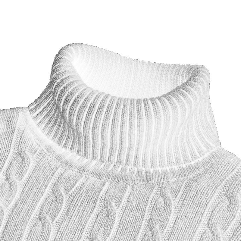 Klaus | Pull à col roulé en tricot Homme