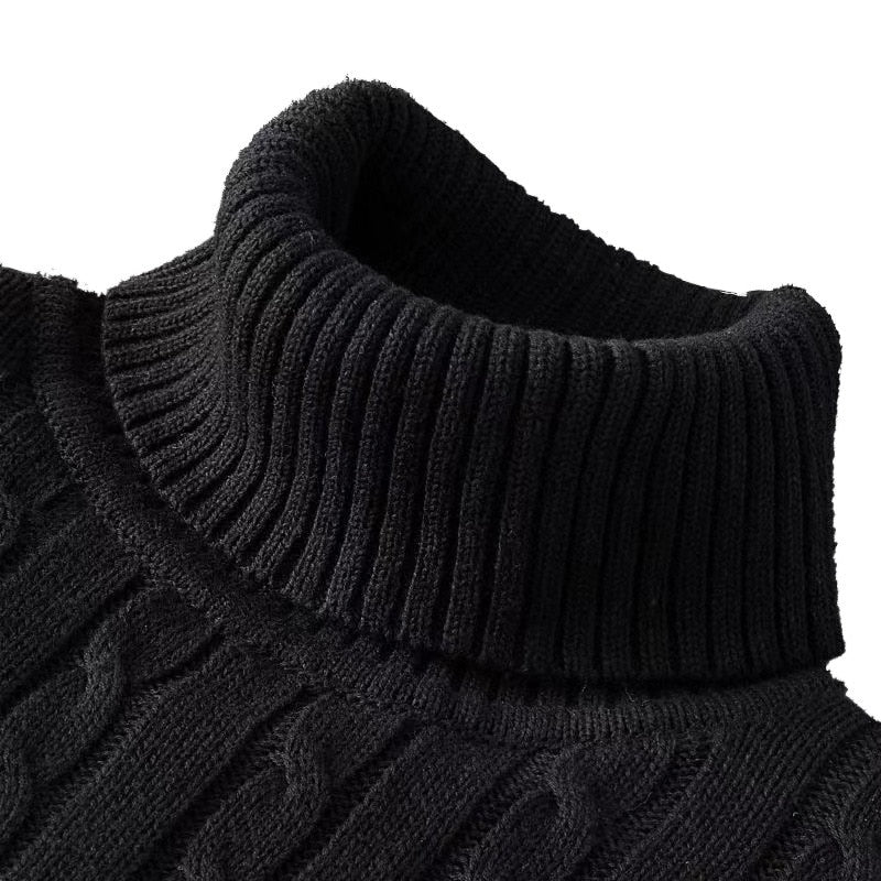 Klaus | Pull à col roulé en tricot Homme