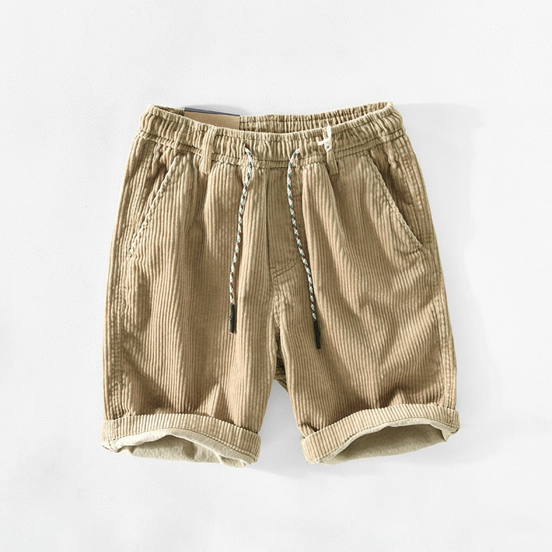Ricky | Shorts en corduroy à coupe décontractée