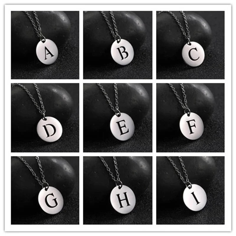 Collier Pendentif Lettre en Or
