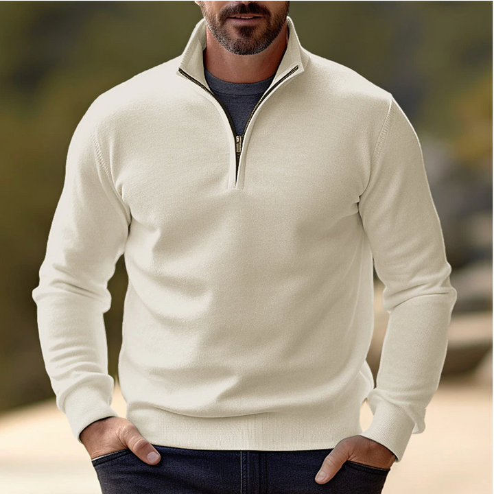 Shawn | Pull à demi-zip Homme