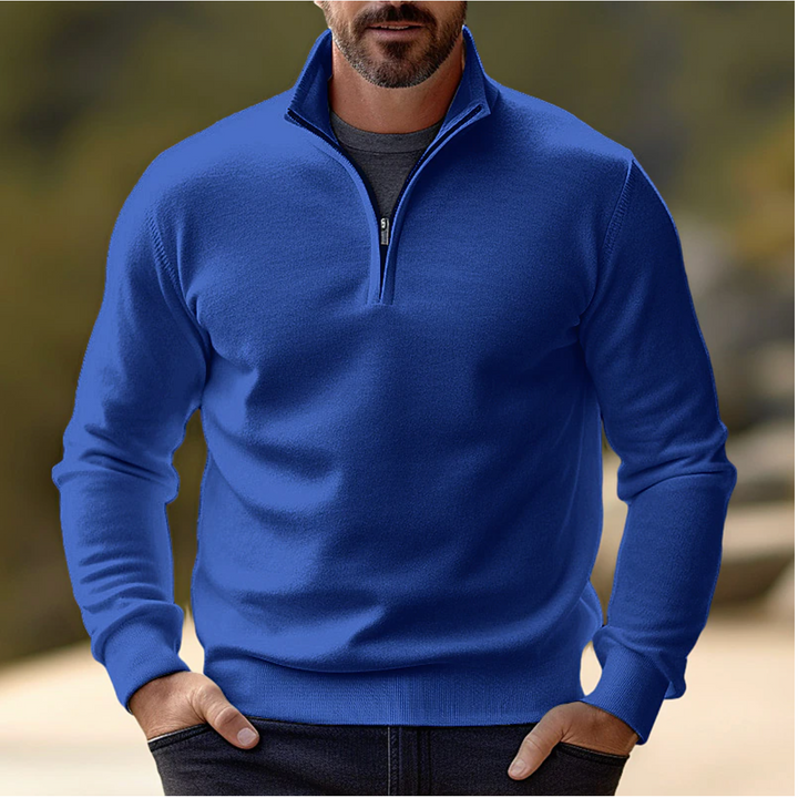 Shawn | Pull à demi-zip Homme