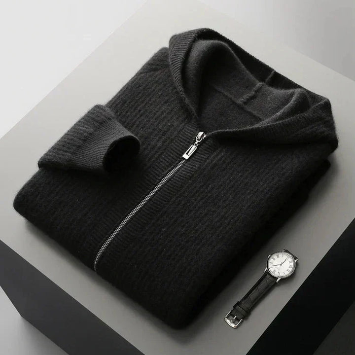 Manon | Gilet Capuche Laine Mérinos