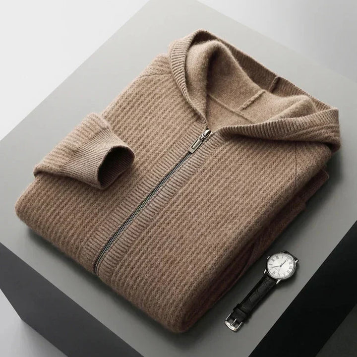 Manon | Gilet Capuche Laine Mérinos