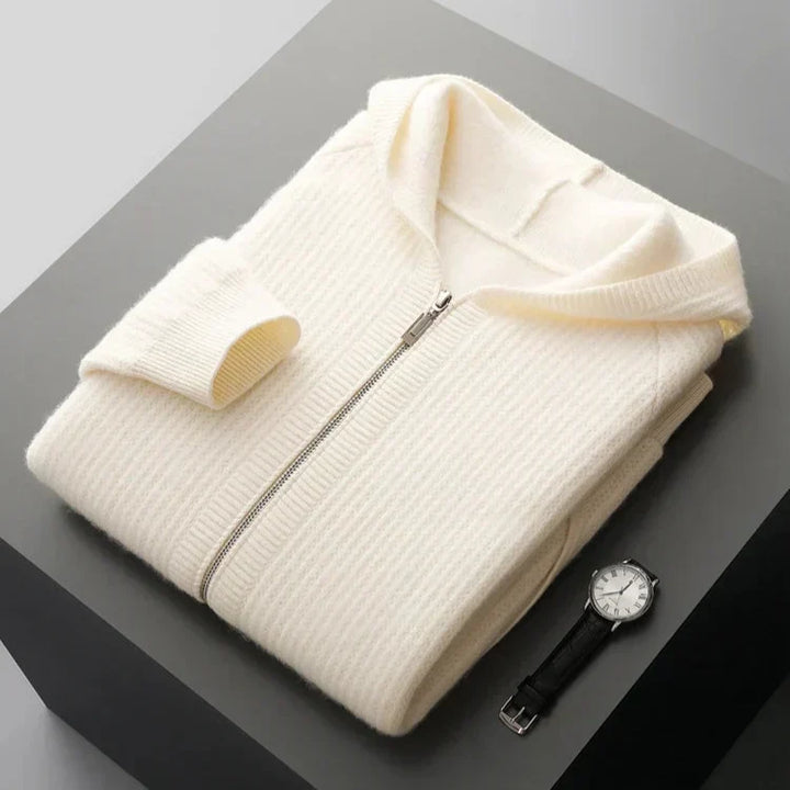 Manon | Gilet Capuche Laine Mérinos