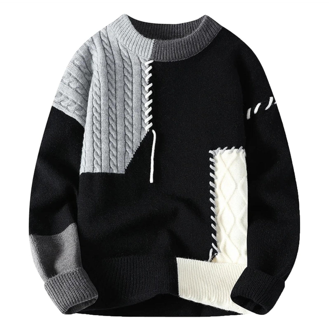 Guadalupe | Pull à pièces patchwork