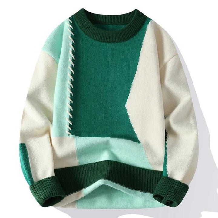 Guadalupe | Pull à pièces patchwork