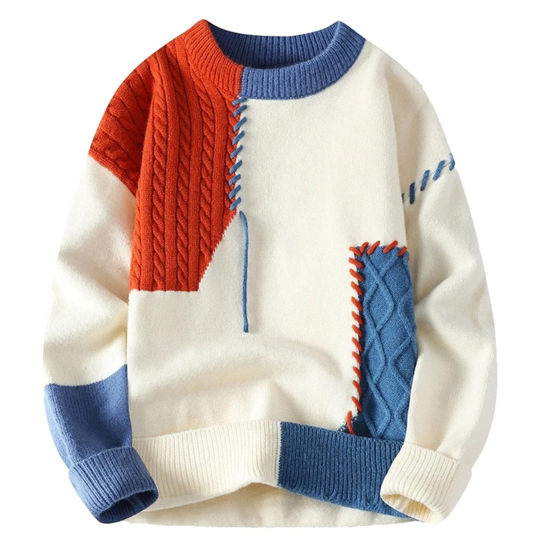 Guadalupe | Pull à pièces patchwork