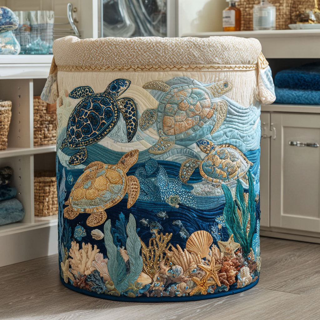 Tortues | Panier Matelassé Édition Unique