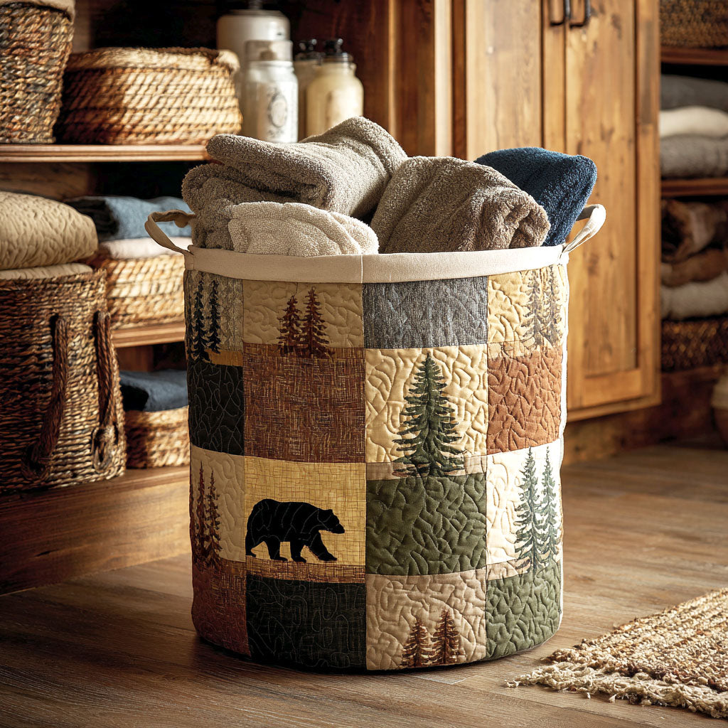 Clairière de Montagne | Panier Matelassé Édition Unique