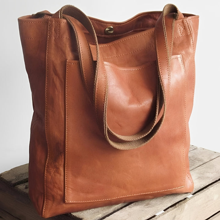 Toni – Sac en Cuir à Doublure Suédée