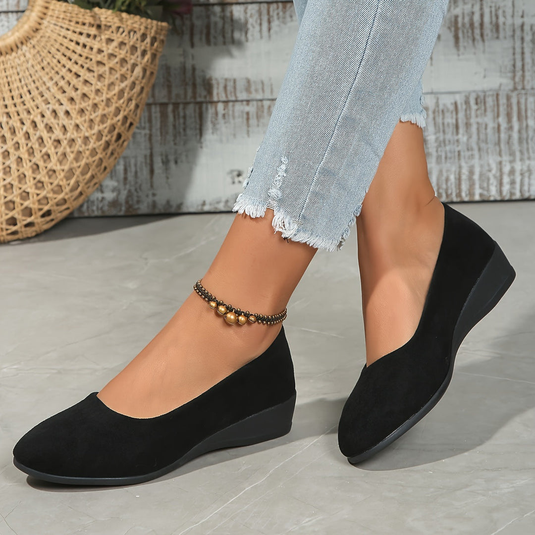 Éliane™ – Ballerines à talon compensé