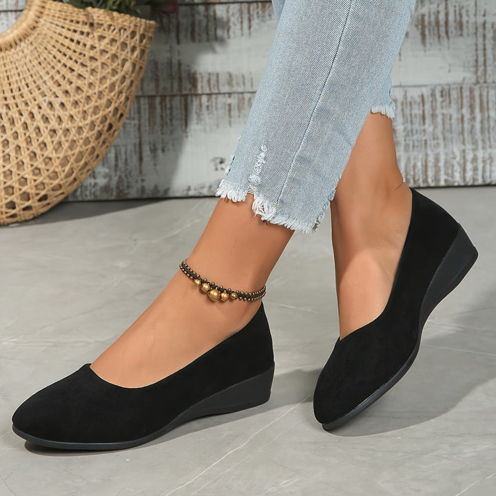 Éliane™ – Ballerines à talon compensé