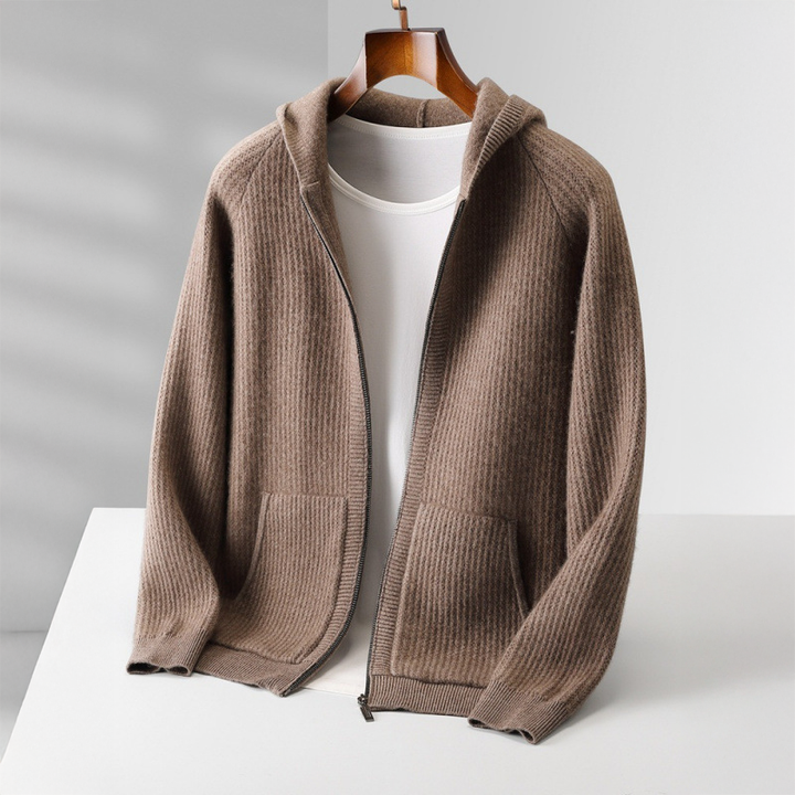 Manon | Gilet Capuche Laine Mérinos