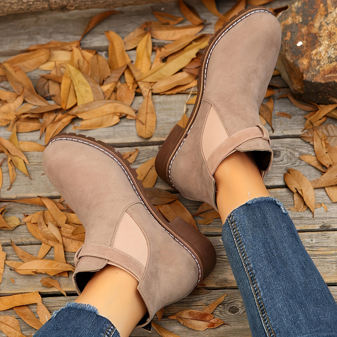 Albane | Bottines à Boucle et Talon Bloc