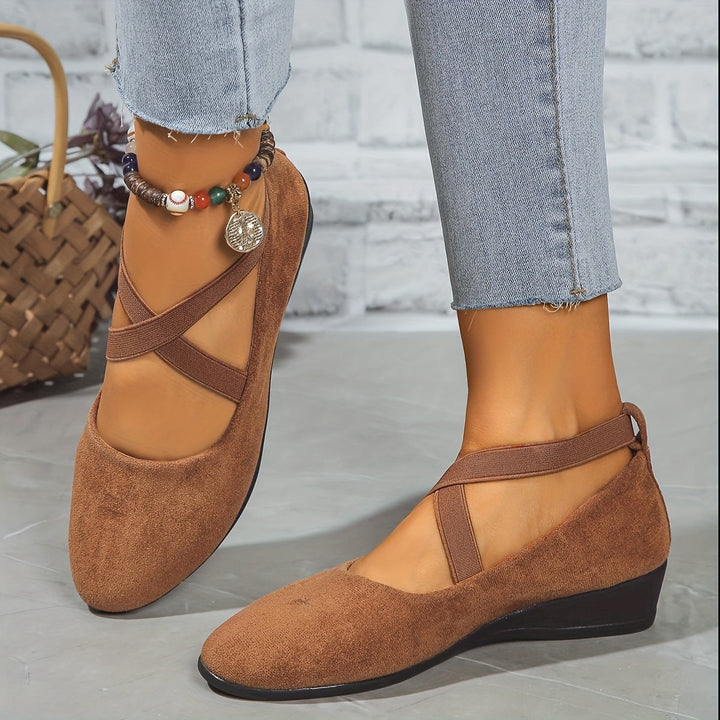 Élise® – Ballerines à brides croisées pour un confort