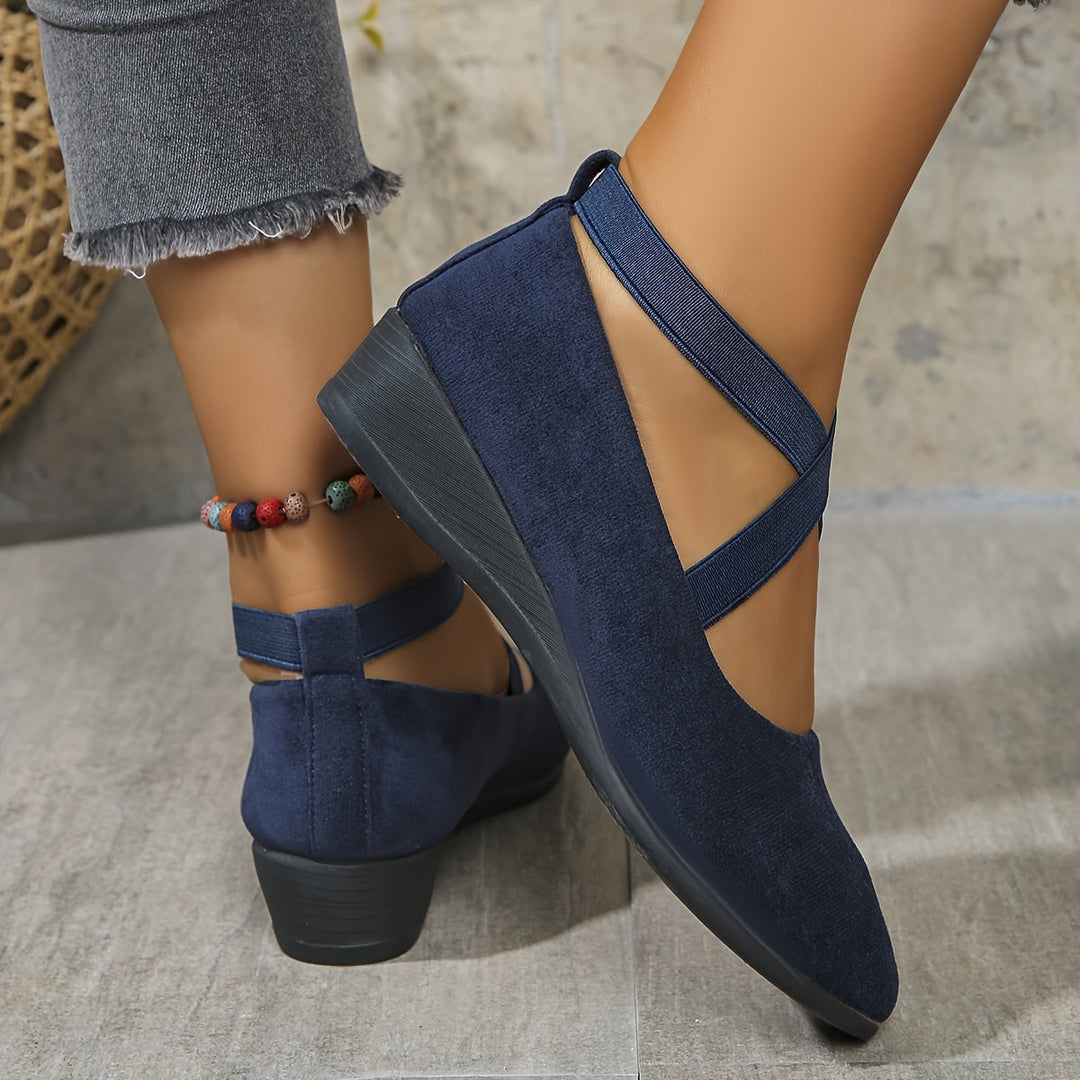 Élise® – Ballerines à brides croisées pour un confort