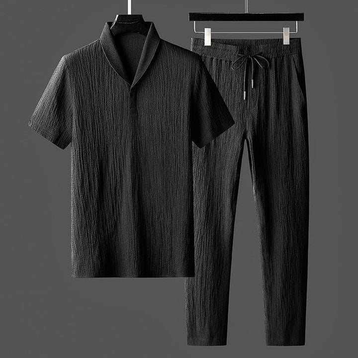 Makai | Ensemble pantalon et chemise classique à coupe ajustée Homme
