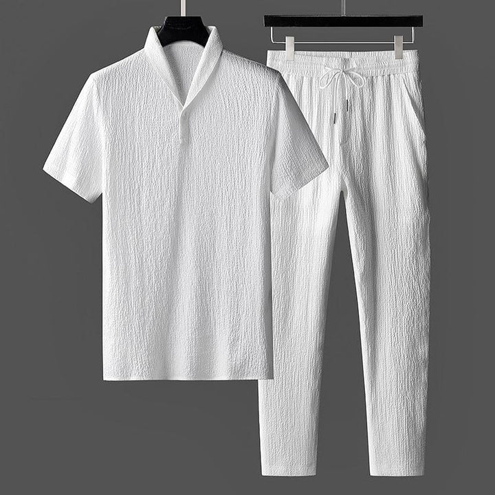 Makai | Ensemble pantalon et chemise classique à coupe ajustée Homme