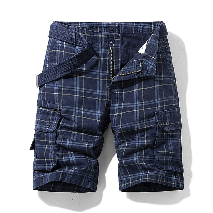 Jayceon | Short extérieur à carreaux Homme