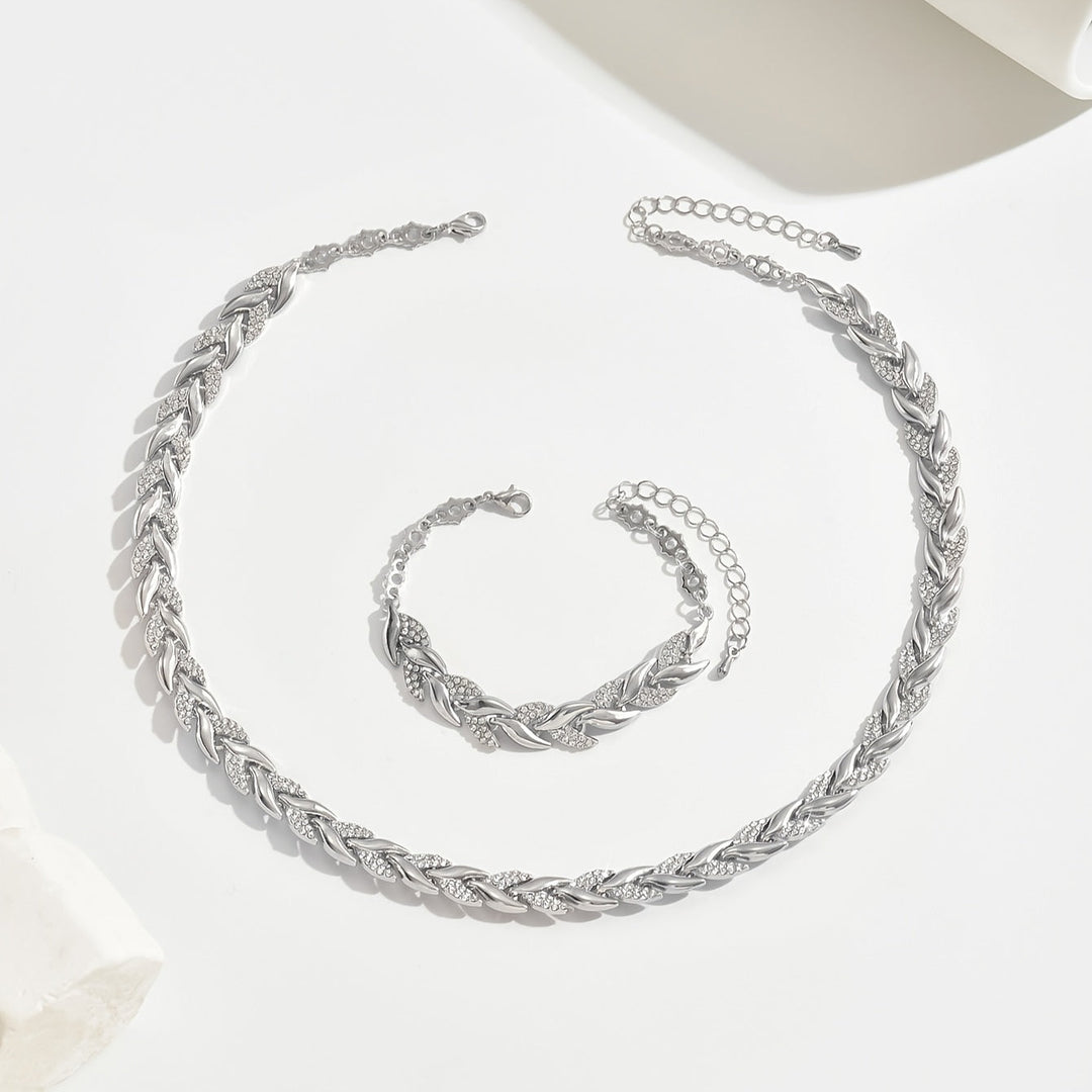 Claudine | Parure Collier et Bracelet Queue de Poisson