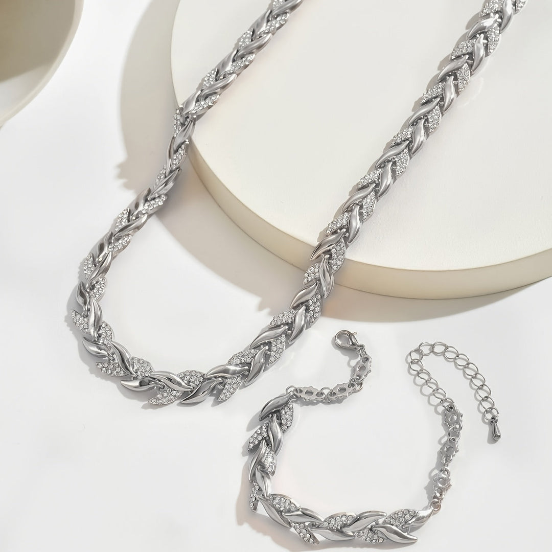 Claudine | Parure Collier et Bracelet Queue de Poisson