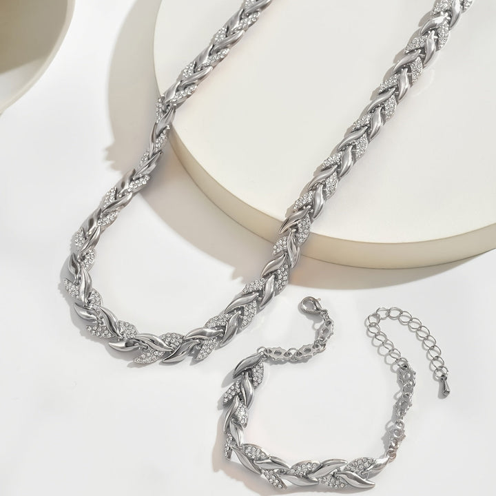 Claudine | Parure Collier et Bracelet Queue de Poisson