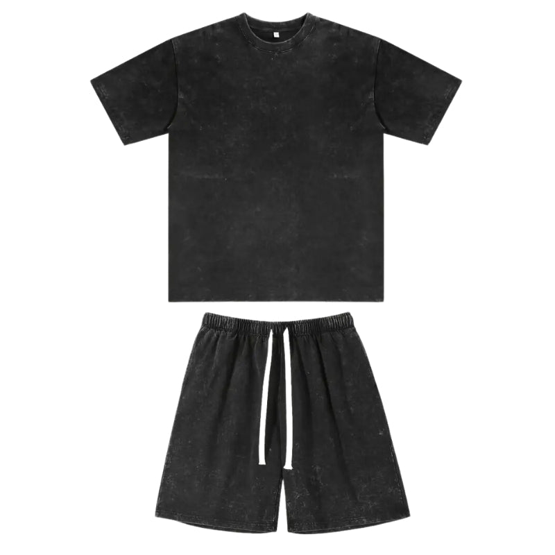 Ricardo | Ensemble Décontracté Doux de Shorts et Chemise Homme