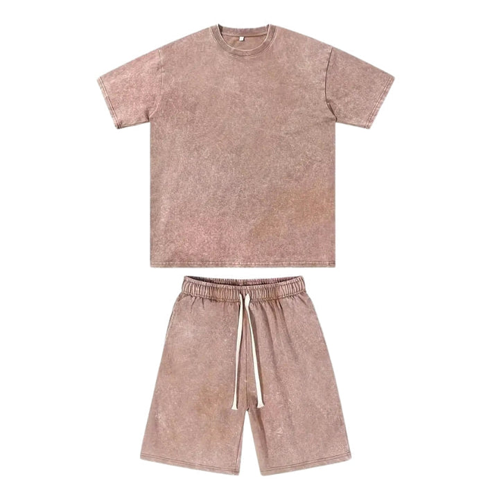 Ricardo | Ensemble Décontracté Doux de Shorts et Chemise Homme