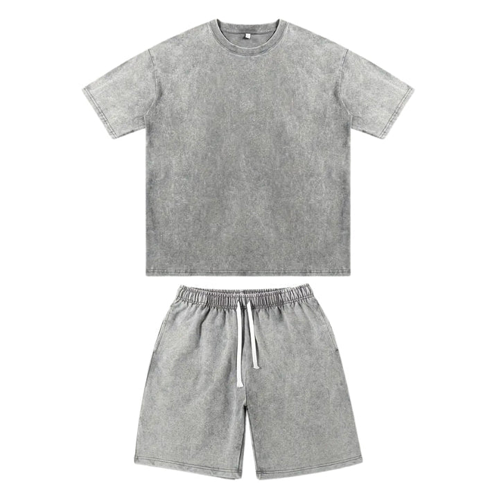 Ricardo | Ensemble Décontracté Doux de Shorts et Chemise Homme