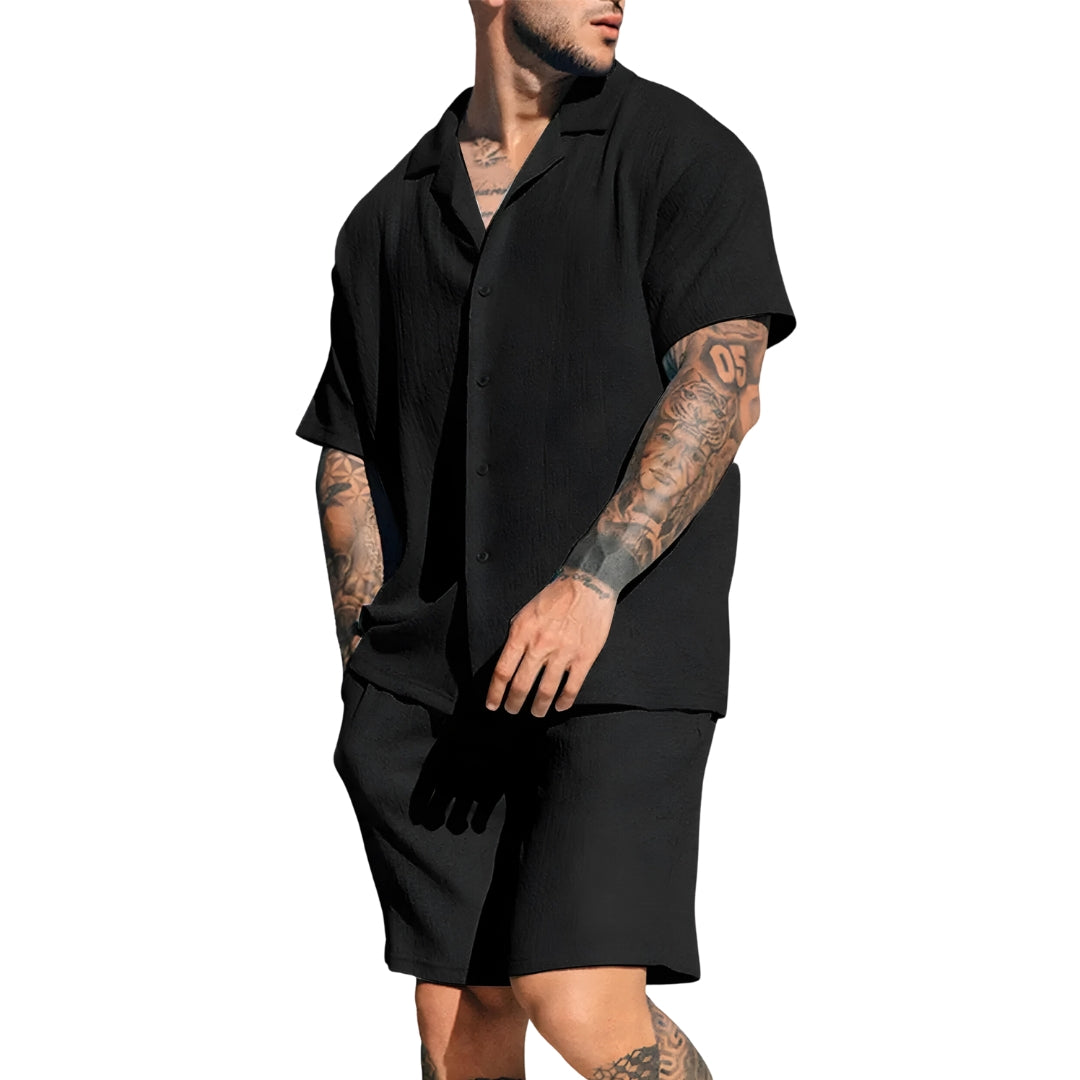 Josias | Ensemble Short et Chemise Décontracté Homme