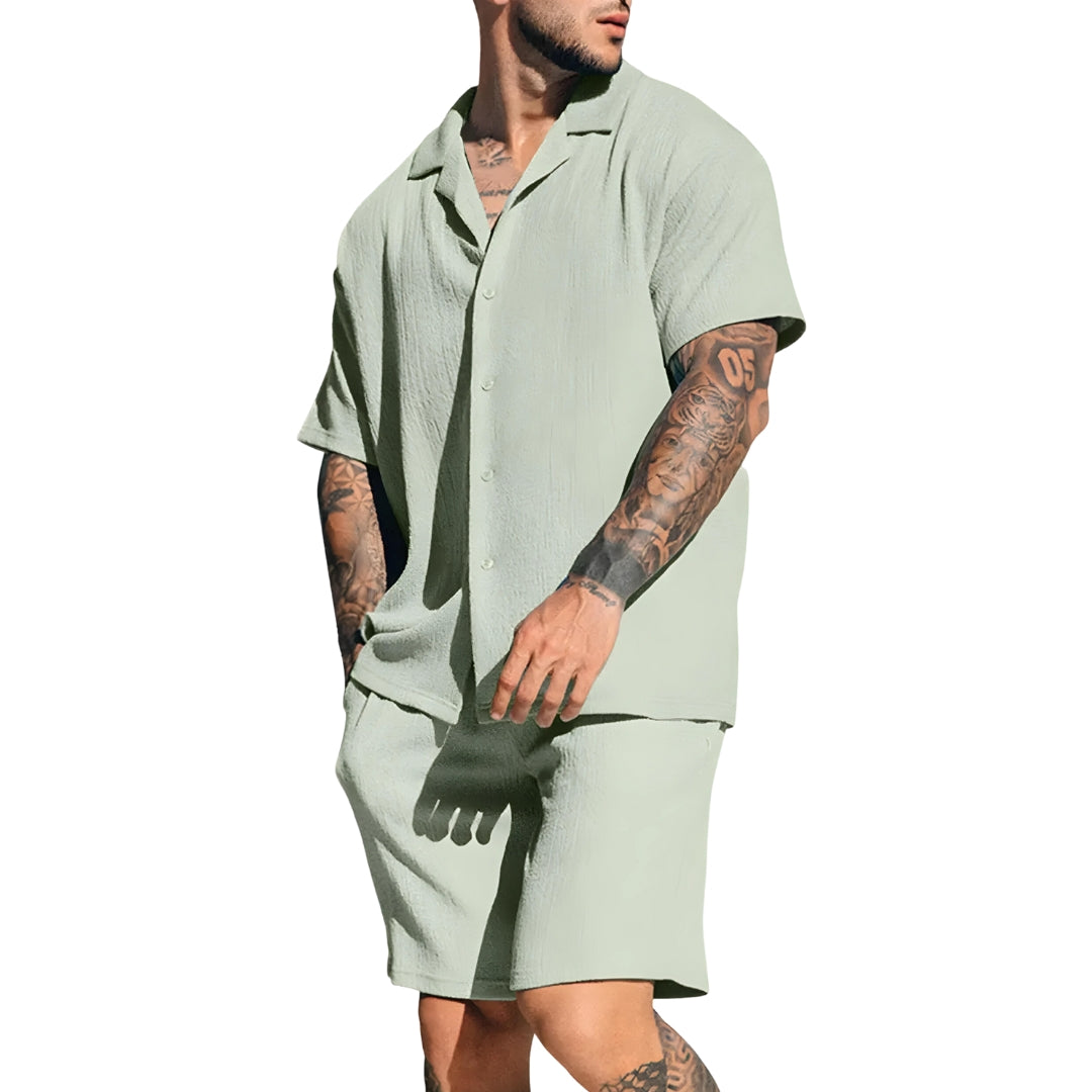 Josias | Ensemble Short et Chemise Décontracté Homme