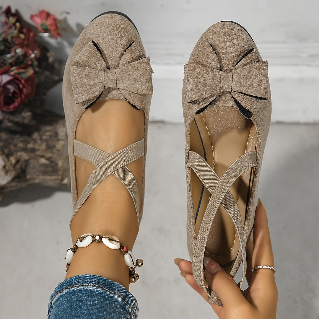 Philippine | Chaussures Compensées à Bandes Croisées pour Pieds Sensibles