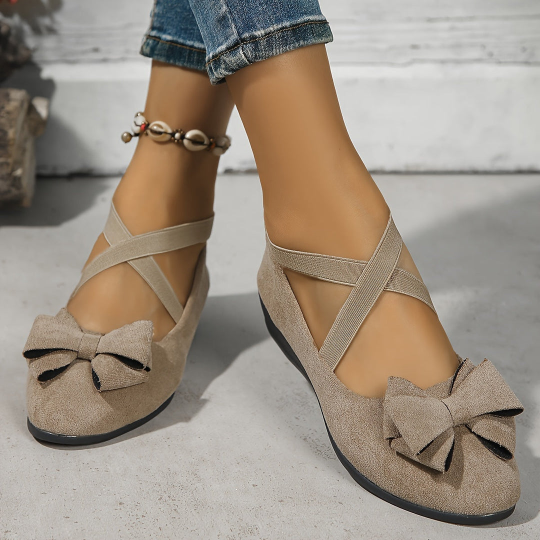 Philippine | Chaussures Compensées à Bandes Croisées pour Pieds Sensibles