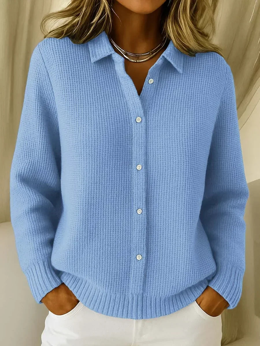 Désirée | Chemise en Maille Douce à Col