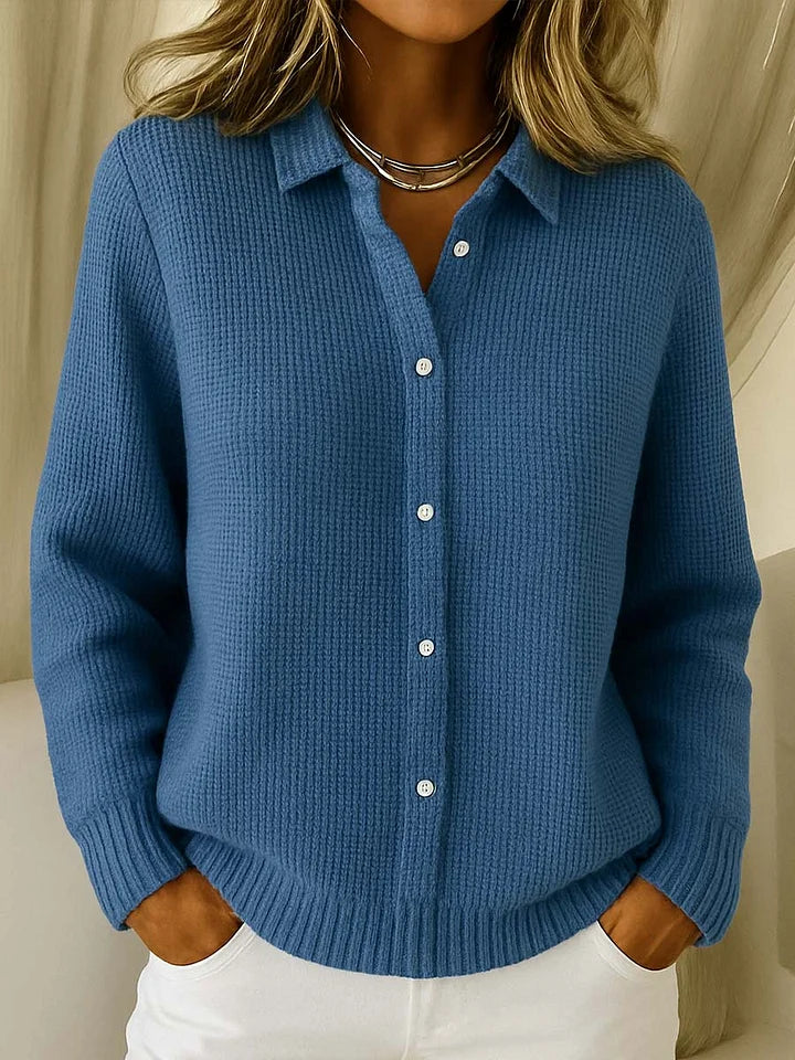 Désirée | Chemise en Maille Douce à Col