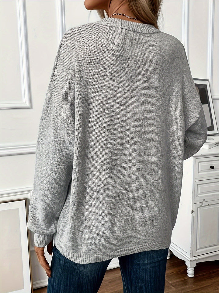 Amandine | Pull Décontracté Maille Chaude