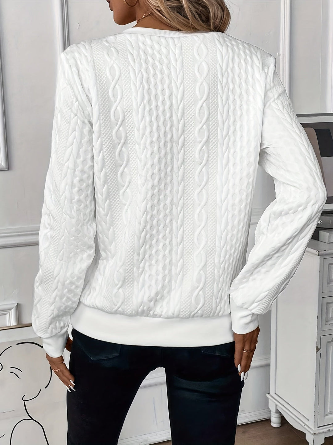 Lucia | Pull Zippé Maille Torsadée