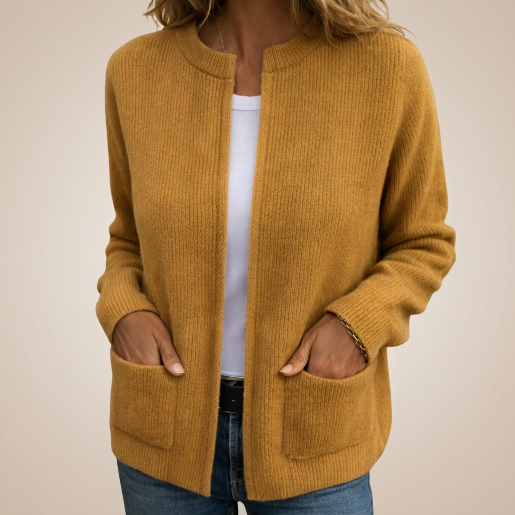 Colette | Gilet Zippé en Maille