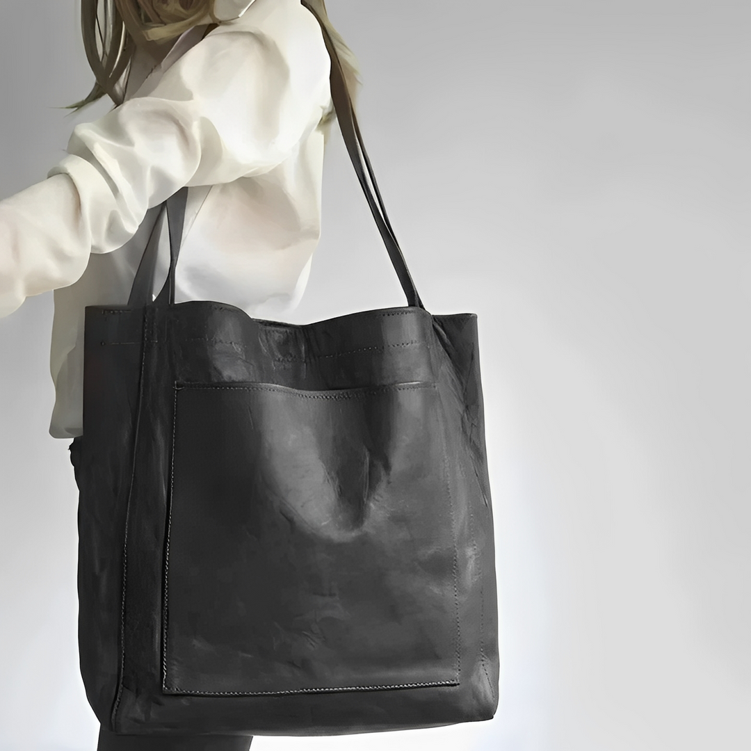 Toni – Sac en Cuir à Doublure Suédée
