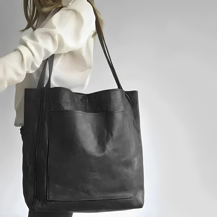 Toni – Sac en Cuir à Doublure Suédée