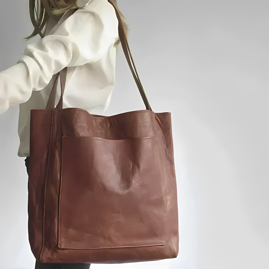 Toni – Sac en Cuir à Doublure Suédée
