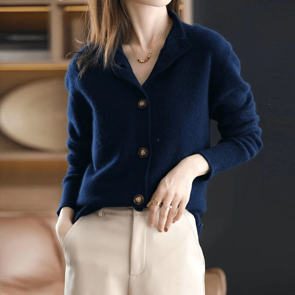 Annie | Gilet Chaud en Cachemire