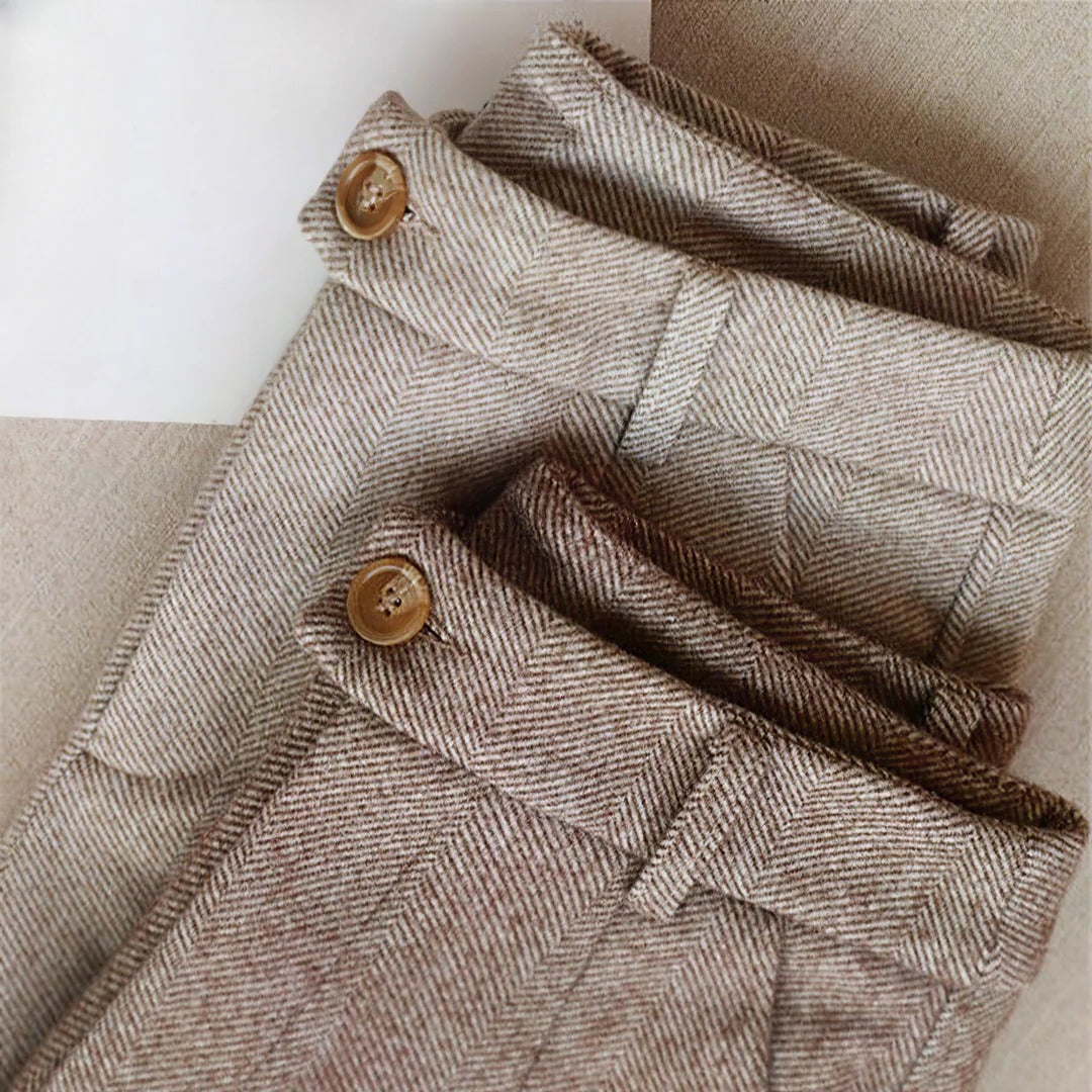 Donald | Pantalon de costume en coton Homme