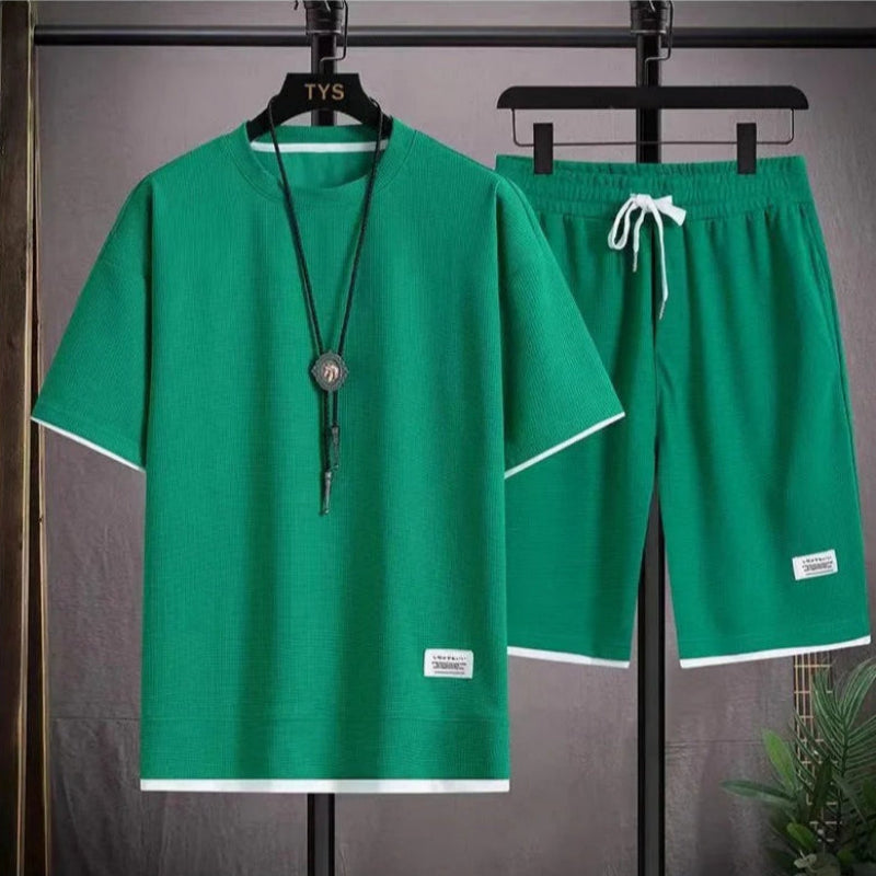 Florian | Ensemble Décontracté Chemise &amp; Shorts Homme