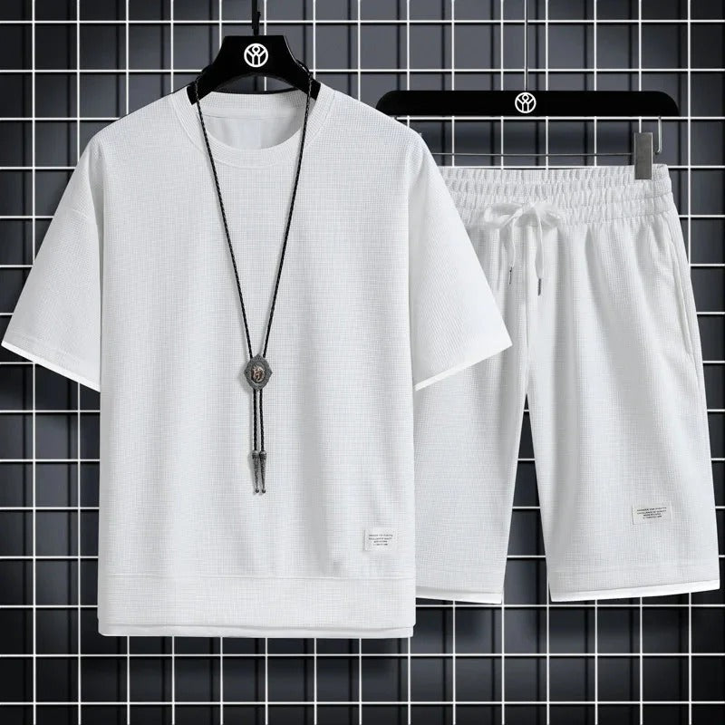 Florian | Ensemble Décontracté Chemise &amp; Shorts Homme